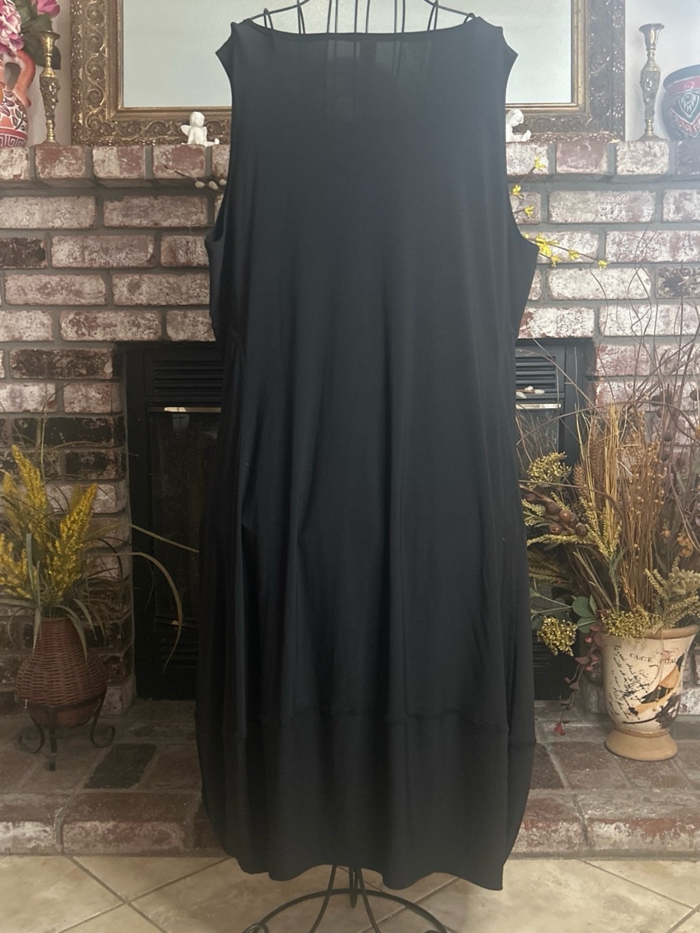 NWT Marla Wynne Balloon Lantern Hem Dress Sleeveless With Scoop Neck Sz 1X - Picture 5 of 8